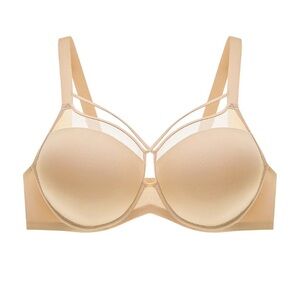 Understance Peek-Proof FlexWire Contour Demi Bra Champagne Nude NWT-32DD